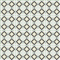 Abstract Cross Pattern generative computational art illustration