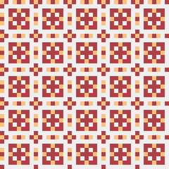 Abstract Cross Pattern generative computational art illustration