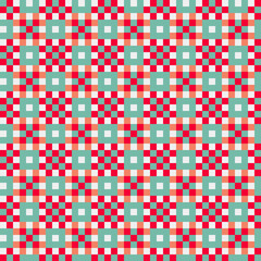 Abstract Cross Pattern generative computational art illustration