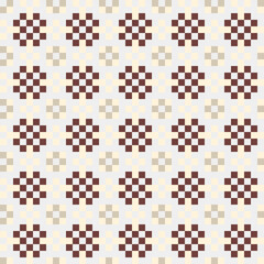 Fototapeta premium Abstract Cross Pattern generative computational art illustration