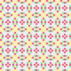 Abstract Cross Pattern generative computational art illustration