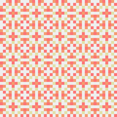 Abstract Cross Pattern generative computational art illustration