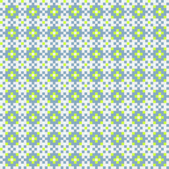 Abstract Cross Pattern generative computational art illustration