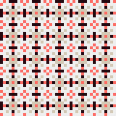 Abstract Cross Pattern generative computational art illustration