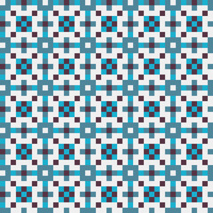 Abstract Cross Pattern generative computational art illustration