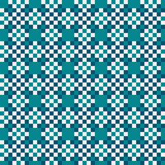 Fototapeta premium Abstract Cross Pattern generative computational art illustration