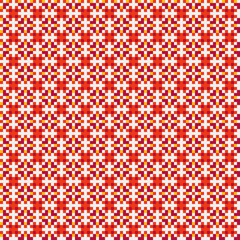 Abstract Cross Pattern generative computational art illustration