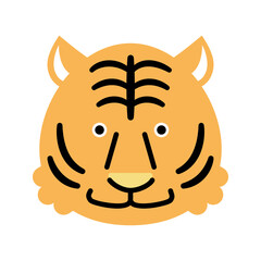 かわいい虎の顔