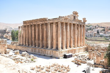 Temple of Bacchus at Baalbek, Medium Wide Shot