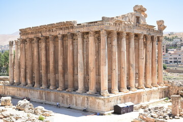 Temple of Bacchus, Baalbek, Lebanon, Full Frame Exterior