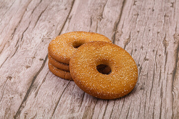 Sweet and crispy ginger cookies