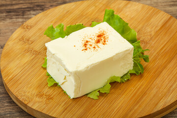 Greek traditional soft feta cheese