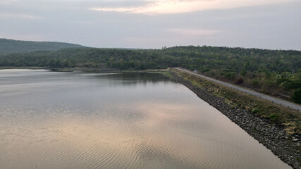 river in the morning