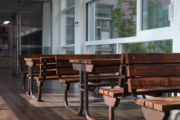 tables and chairs