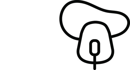 oxygen mask icon. therapy symbol vector illustration