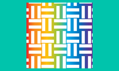 Horizontal and vertical line pattern