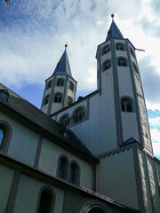 Old buildings in the Goslar old town, city center, Lower Saxony, Germany