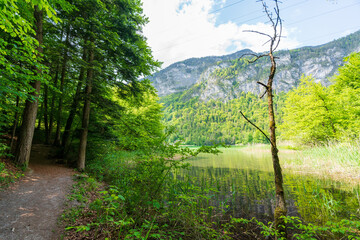 Wanderweg am Reintalersee bei Kramsach