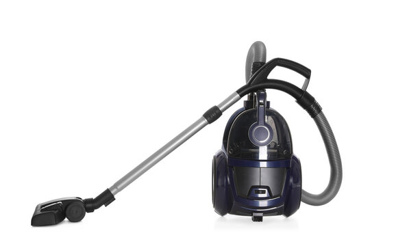 Modern New Vacuum Cleaner On White Background