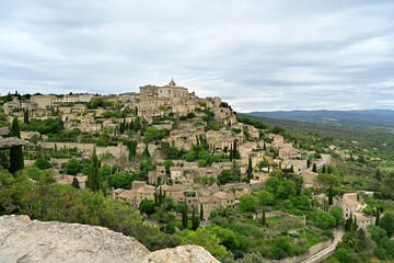 Panorama de Gordes village provençal