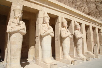 Statues of the Mortuary Temple of Hatshepsut, Egypt