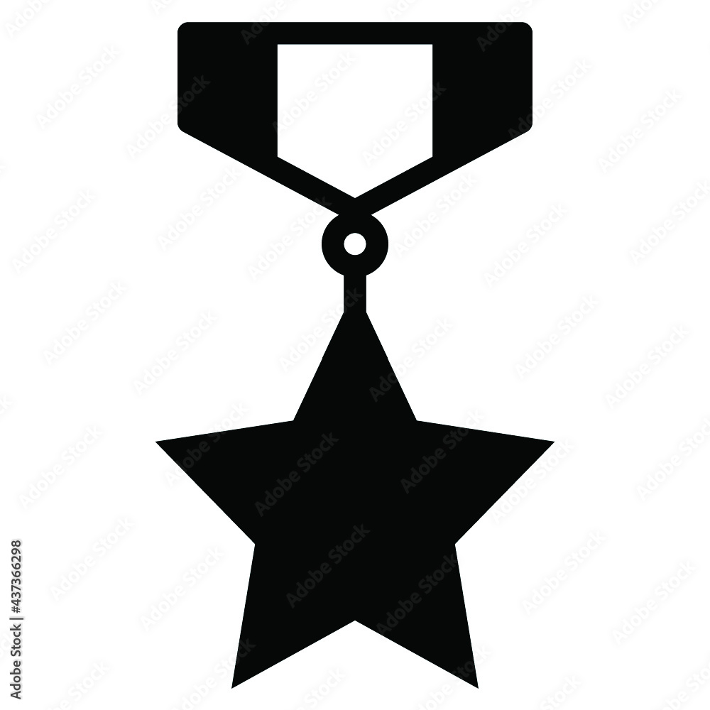 Canvas Prints star medal