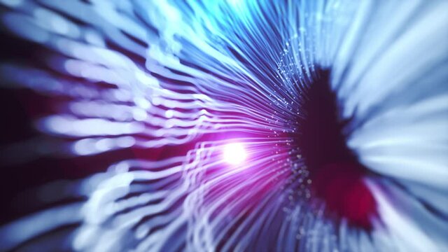 Shockwave Explosion Background Fx Intro/ 4k animation of an abstract explosion background intro with shockwave stardust fractal particles 