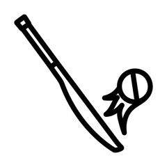 Cricket Bat Icon