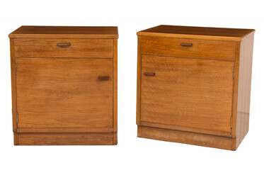 Pair of Midcentury Bedside Cabinets