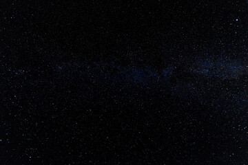 Blue starry sky at night