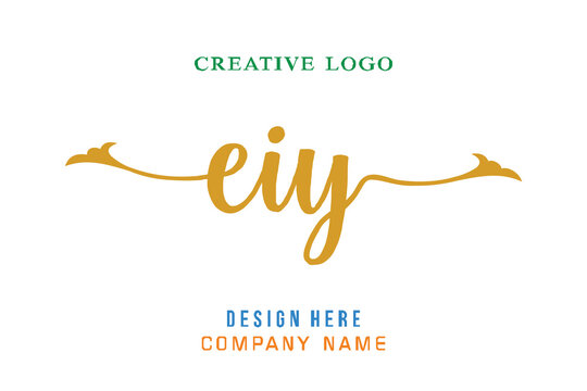 EIY lettering logo is simple, easy to understand and authoritative