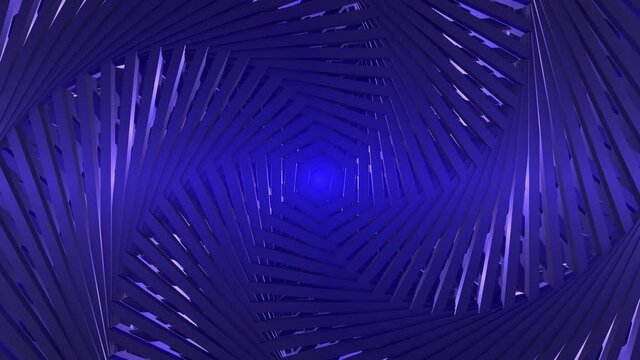 Abstract background with animation. Surreal futuristic fractal background with looping spiral elements morphing