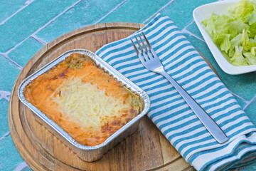 lasagnes au saumon et épinards	