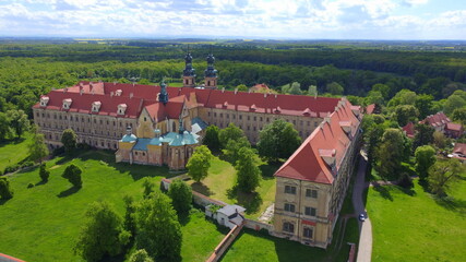Opactwo Cystersów w Lubiążu, cysterski zespół klasztorny, jeden z największych zabytków tej klasy w Europie, będący największym opactwem cysterskim na świecie - obrazy, fototapety, plakaty