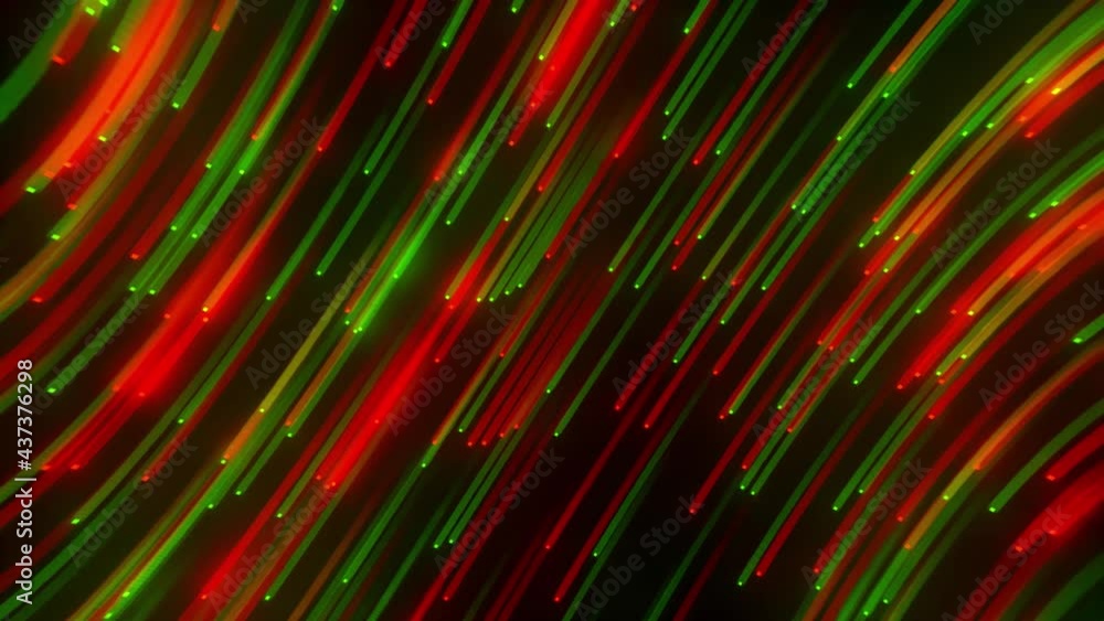 Poster colorful stream with striped creative dynamically moving texture. animation. abstract bending rays f