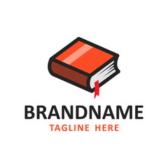 Modern vector graphic of book logo, perfect for education etc