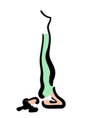 different yoga poses beauty and conciseness