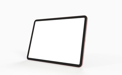 Tablet 3d computer with blank screen