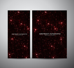 Molecule structure, Molecule background, Abstract communication concept futuristic digital innovation. Vector background.