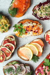 Smorrebrod is a traditional Scandinavian open-faced sandwich