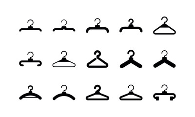  Clothes Hanger icons vector design 