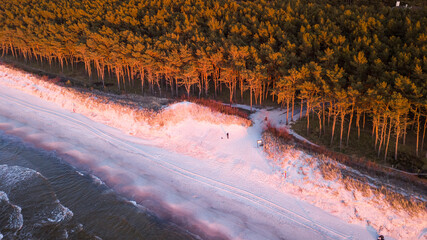 Mrzeżyno plaża - wiosna   © Karol