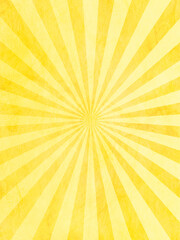 Summer background with sunburst motif. Poster layout. 