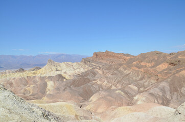 Zabriskie point Death Valley National Park California USA