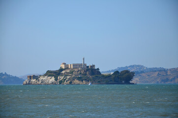 Fototapeta na wymiar Alcatraz Island San Francisco Bay