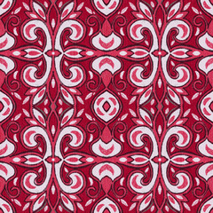 stylized ethnic pattern.