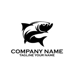 fish animal design logo vector. fish design logo template
