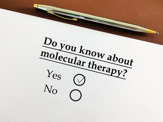 Questionnaire about therapy