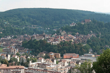 Sigishoara w Transylvanii, ster miasto na liście UNESCO - obrazy, fototapety, plakaty