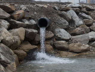 water pipe or tube in hydraulic engineering